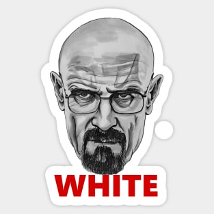 My illustration of Walter White (Breaking Bad) Sticker